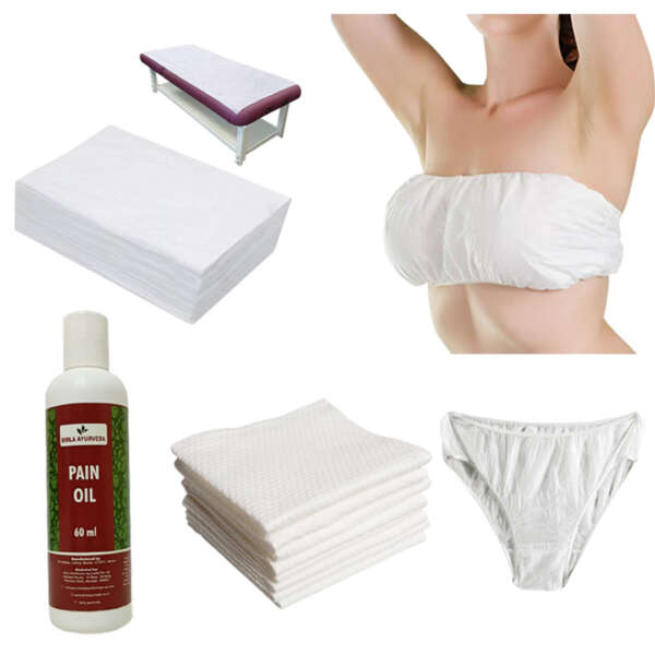 Disposable Spa Kit with Massage Oil