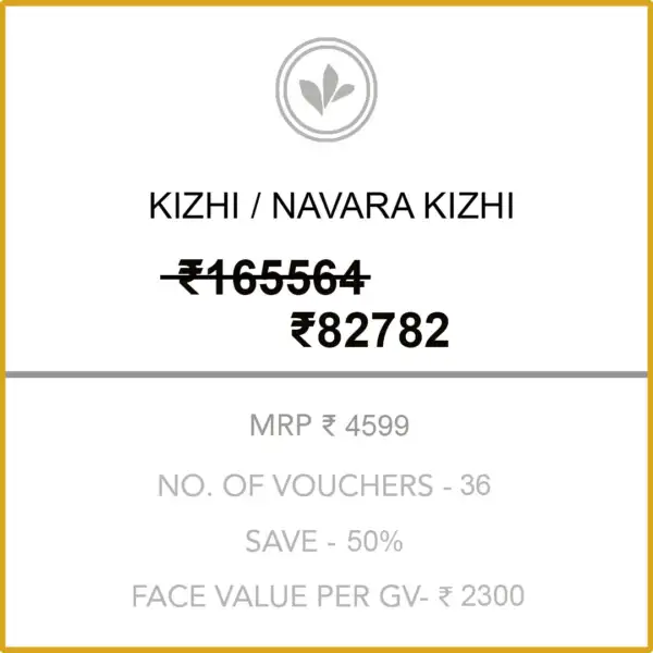 Kizhi Navara Kizhi 12 Months Gold Membership